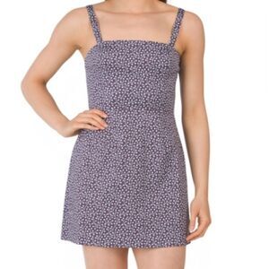 FRENCH CONNECTION
Elao Cotton Square Neck Sleeveless Sea Holly Floral Mini Dress